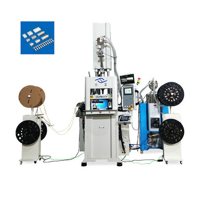 Máy ép phun thẳng đứng tốc độ cao 55 tấn để sản xuất đầu nối