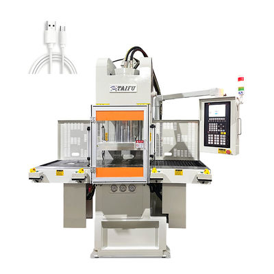 Máy đúc phun thẳng đứng 85 tấn với slide kép để làm dây
