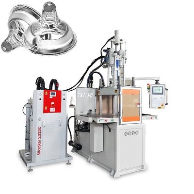 Máy ép phun silicon lỏng trượt đôi cho núm vú giả của trẻ em