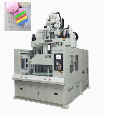 Máy đúc phun thẳng đứng 120 tấn bàn làm việc thấp bàn quay để làm móc