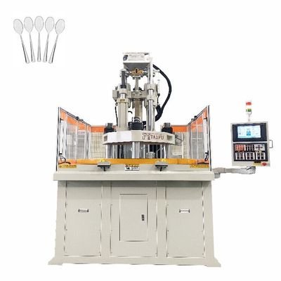 Máy đúc phun nhựa dọc xoay 160 tấn để làm muỗng nhựa dùng một lần