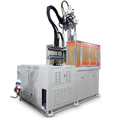 Máy đúc phun 120 tấn máy quay quay dọc bàn cho cáp cắm