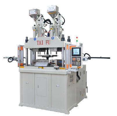 Máy đúc phun hai màu thẳng đứng 120t cho ổ cắm hai màu