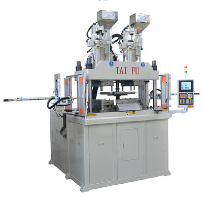 Máy đúc phun hai màu thẳng đứng 120t cho ổ cắm hai màu