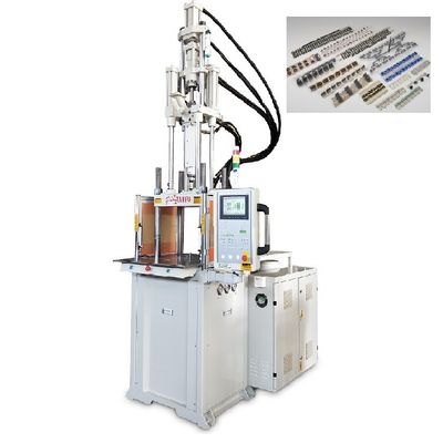 Máy đúc phun nhựa dọc cao độ chính xác cho các kết nối khác nhau