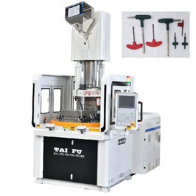 Máy ép phun bàn nhựa quay dọc 85 tấn được sử dụng cho cờ lê Allen