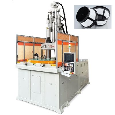 Máy ép phun bàn quay thẳng đứng 200 tấn dùng cho cốc lọc