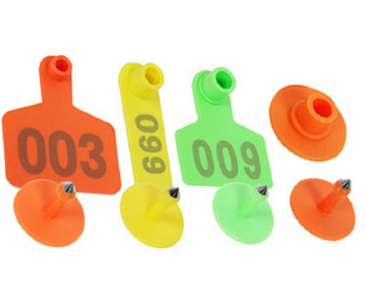 Máy ép phun bàn nhựa quay dọc 85 tấn được sử dụng cho thẻ tai động vật