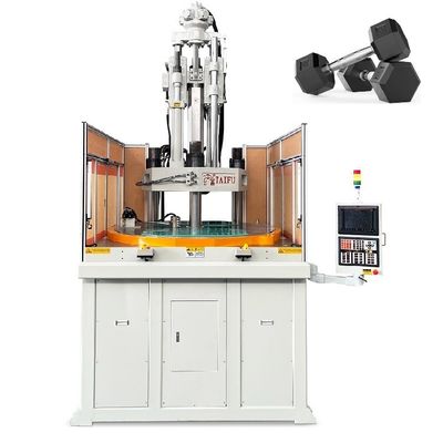 Máy ép nhựa bàn quay thẳng đứng 200 tấn dùng cho quả tạ
