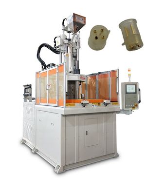 Máy ép phun bàn quay thẳng đứng 120 tấn dùng để cắm điện