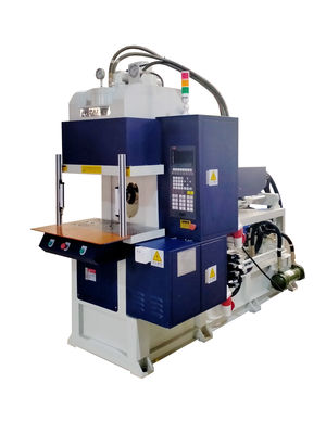 Máy đúc phun dọc 55 tấn cho dây điện màu xanh