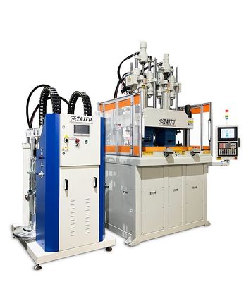 Máy đúc phun silicon LSR hai màu bàn xoay 120 tấn
