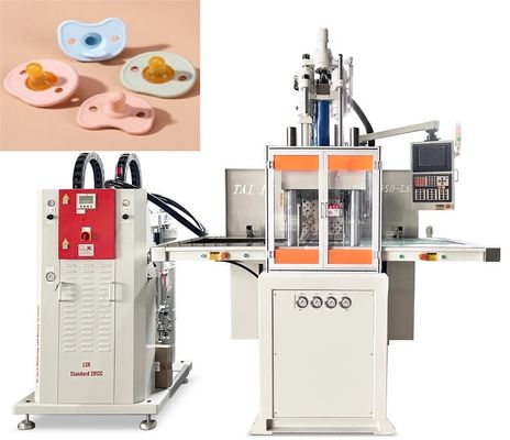 Máy ép khuôn silicon LSR dọc hiệu quả và chính xác cho núm vú giả