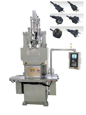 Máy làm dây nguồn 35 tấn hiệu suất cao Máy ép phun dọc