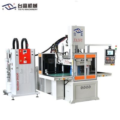 Máy làm nắp silicone lỏng loại phanh Máy đúc phun slide kép