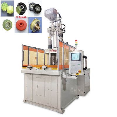 Máy tạo khuôn phun thẳng đứng quay 120 tấn chính xác cao cho bánh xe bọc cao su