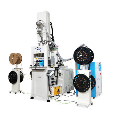 Máy ép phun thẳng đứng tốc độ cao độ chính xác cao để sản xuất đầu nối