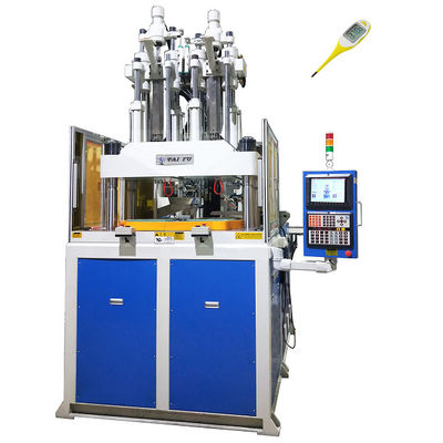Máy ép phun thẳng đứng hai màu 120 tấn để sản xuất nhiệt kế