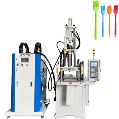Máy tiêm dọc silicone LSR 55 tấn được sử dụng cho bàn chải bánh quy silicone