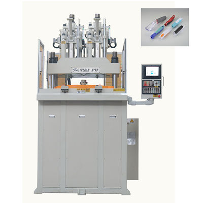 Máy đúc phun thẳng đứng hai màu 120 tấn để làm tay cầm