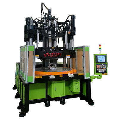 Máy đúc phun dọc 120 tấn bàn làm việc thấp bàn quay để sản xuất đồ chơi