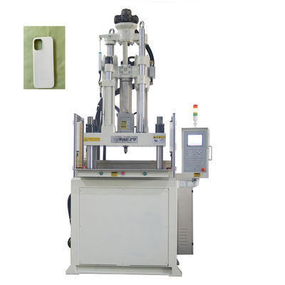 Máy ép phun sản phẩm nhựa thẳng đứng phản ứng cao để sản xuất ốp lưng điện thoại
