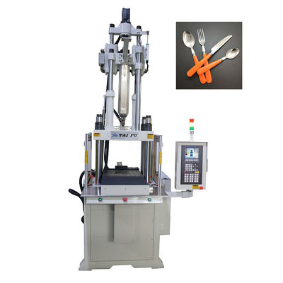 Máy đúc phun thẳng đứng một slide chất lượng cao để làm tay cầm