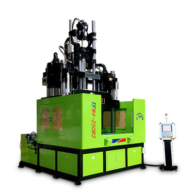 Máy ép phun dọc bàn làm việc thấp 250 tấn để làm bánh xe hành lý