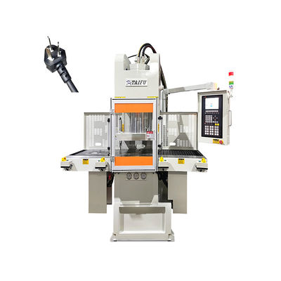 85 tấn Máy đúc phun thẳng đứng dây điện trượt kép cho việc sản xuất nút