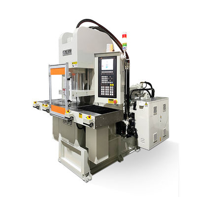 85 tấn Máy đúc phun thẳng đứng dây điện trượt kép cho việc sản xuất nút