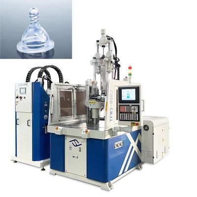 Máy ép phun quay bàn làm việc thấp dọc LSR cho núm vú giả