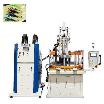 Máy đúc phun dọc silicone lỏng 55 tấn để sản xuất các sản phẩm mồi đánh cá