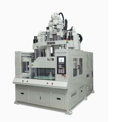 Máy đúc phun thẳng đứng 120 tấn bàn làm việc thấp máy quay bàn quay để sản xuất silicone băng tray