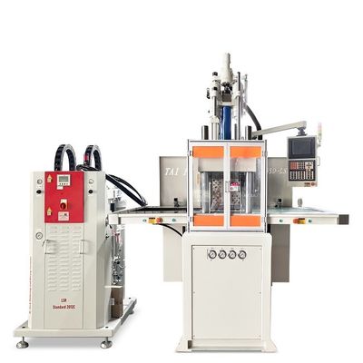 Máy đúc phun LSR thẳng đứng trượt đôi để làm lưới băng
