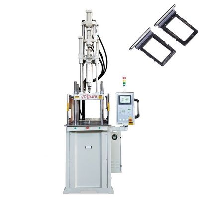Máy đúc phun thẳng đứng 55 tấn cho khe cắm thẻ với tốc độ cao